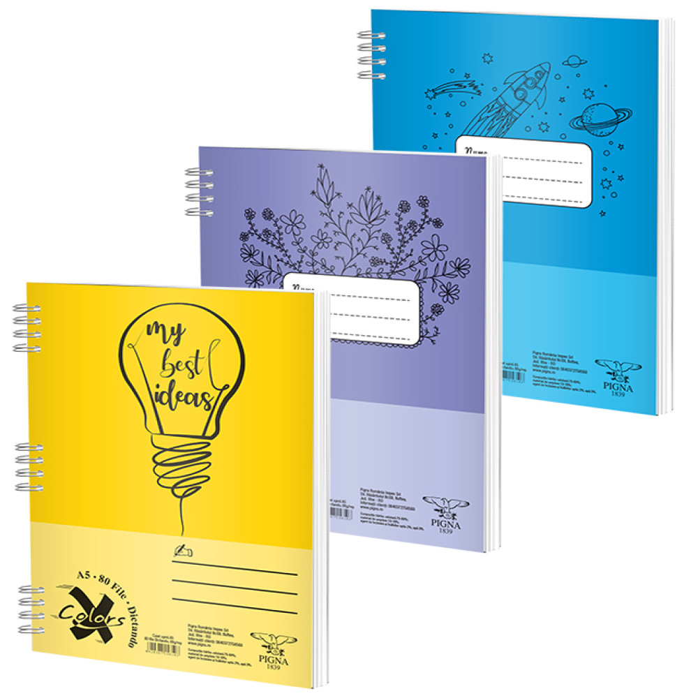 Caiet Spira A5 80 File Dictando Basic Pigna