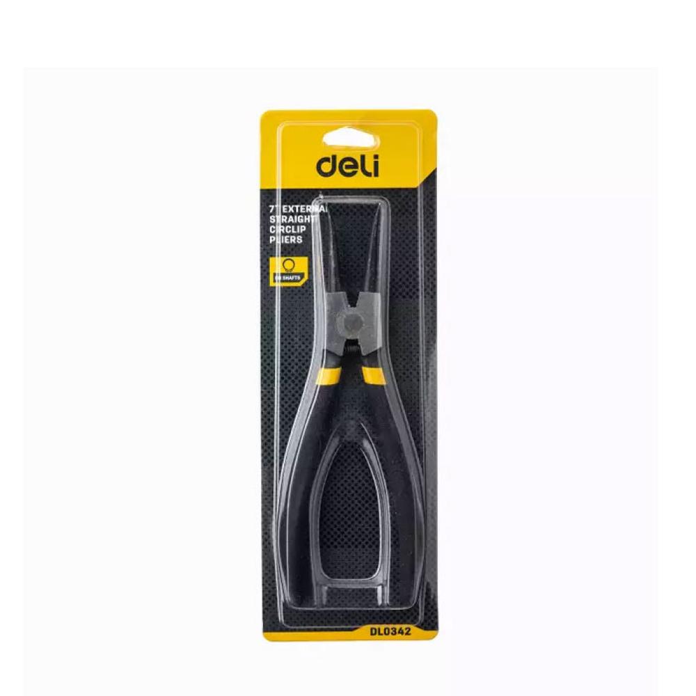 CLESTE CU VARF SUBTIRE PT PRECIZIE 7 INCH NEGRU DL0342 DELI