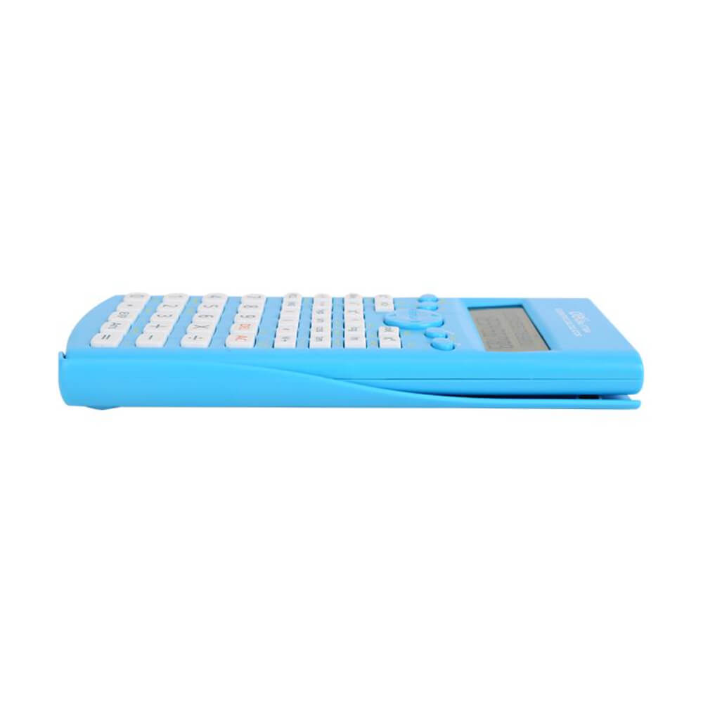 Calculator Stiintific Deli 1710A, 12 Digits, Albastru Deschis, 240F, Alimentare Baterie, Calculator Stiintific 12 Digits, Calculator Portabil Stiintific, Calculator Portabil Profesionist, Calculator de Birou Profesionist