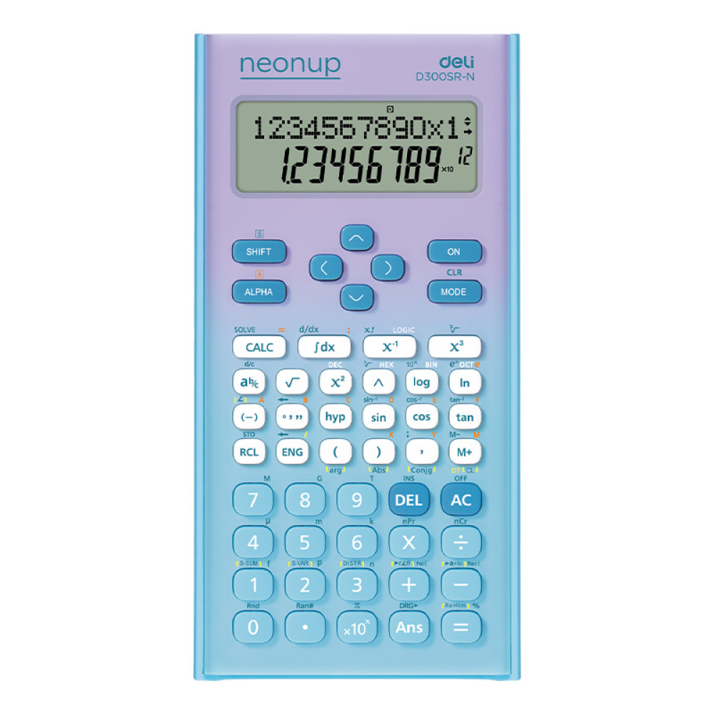 Calculator Stiintific 12dig 300f Bleu Degrade Deli Calculator Stiintific 12dig 300f Bleu Degrade Deli