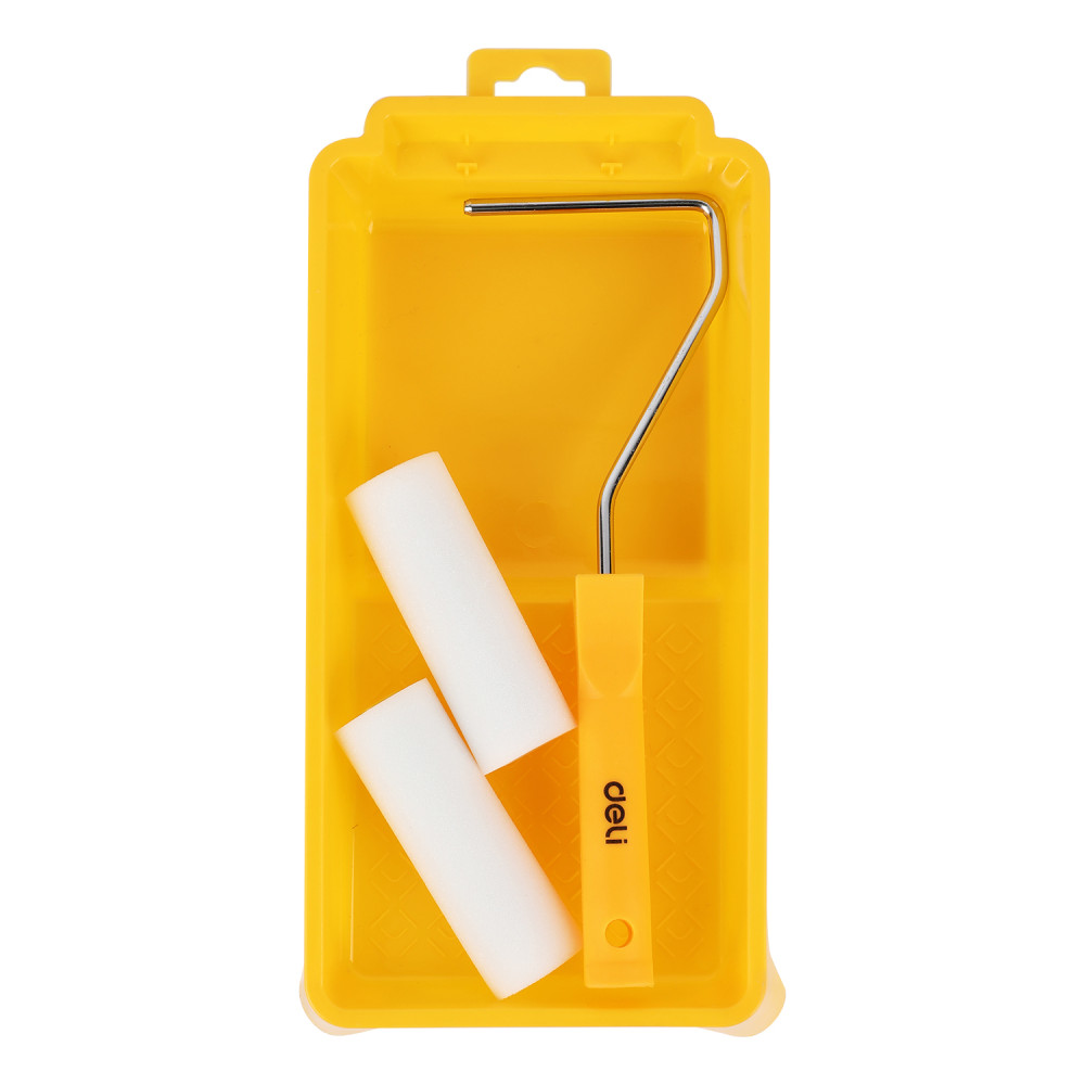 Set Pentru Zugravit Trafalet + 2 Rezerve + Tavita Galben Deli Set Pentru Zugravit Trafalet + 2 Rezerve + Tavita Galben Deli