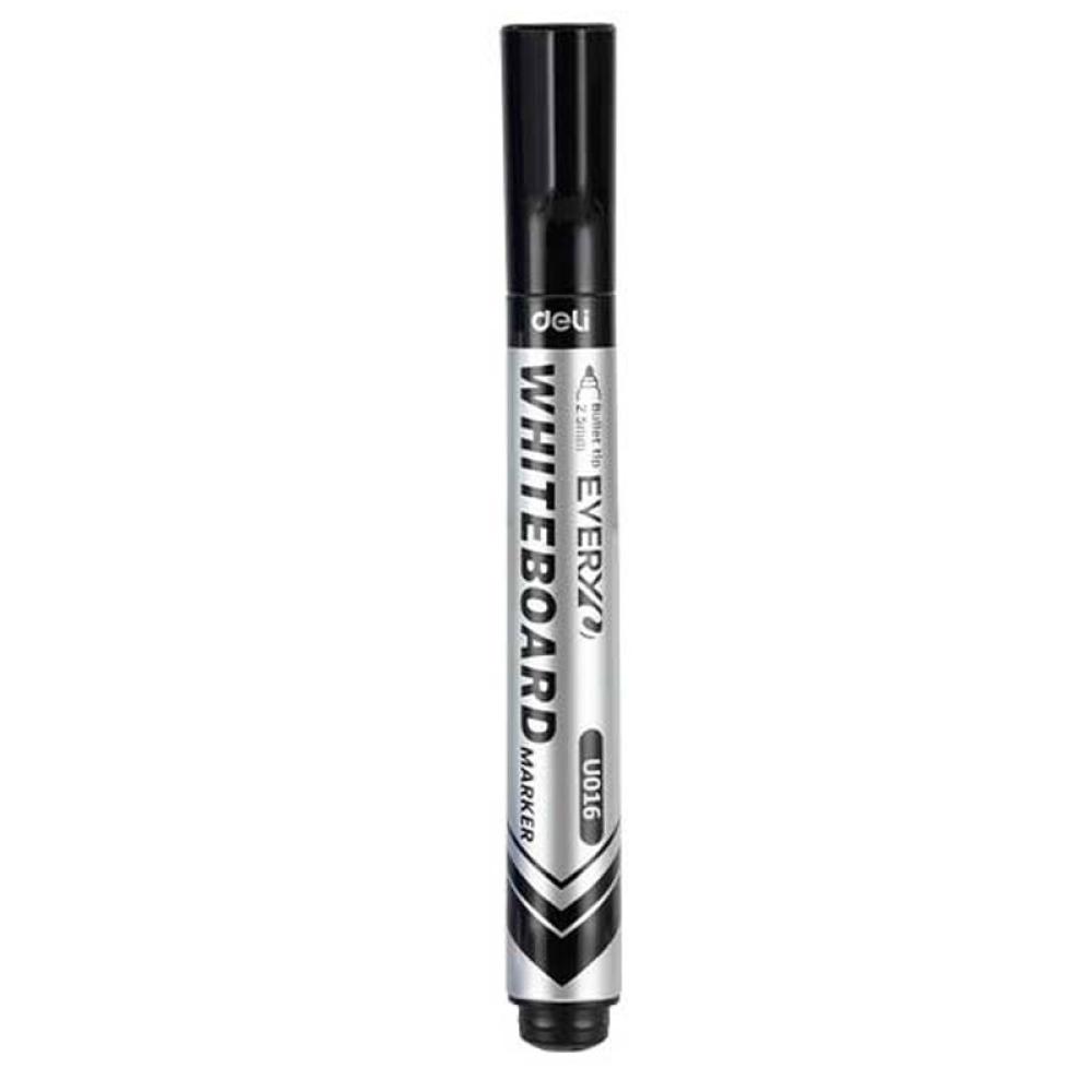 MARKER WHITEBOARD NEGRU 2.5MM DELI