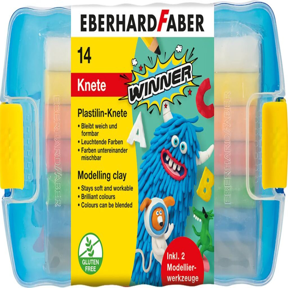 Plastilina 10 Culori Cutie Plastic Faber-castell