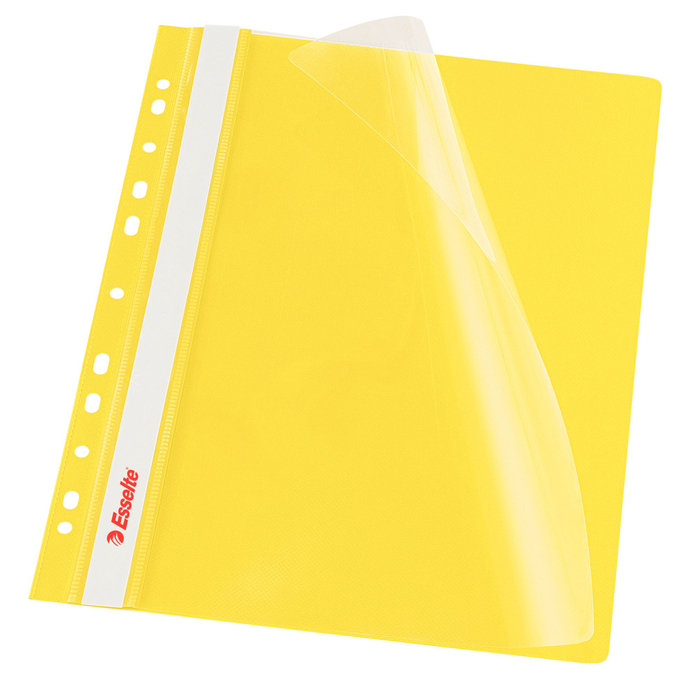 Dosar Plastic Cu Sina Si Multiperforatii Galben Esselte