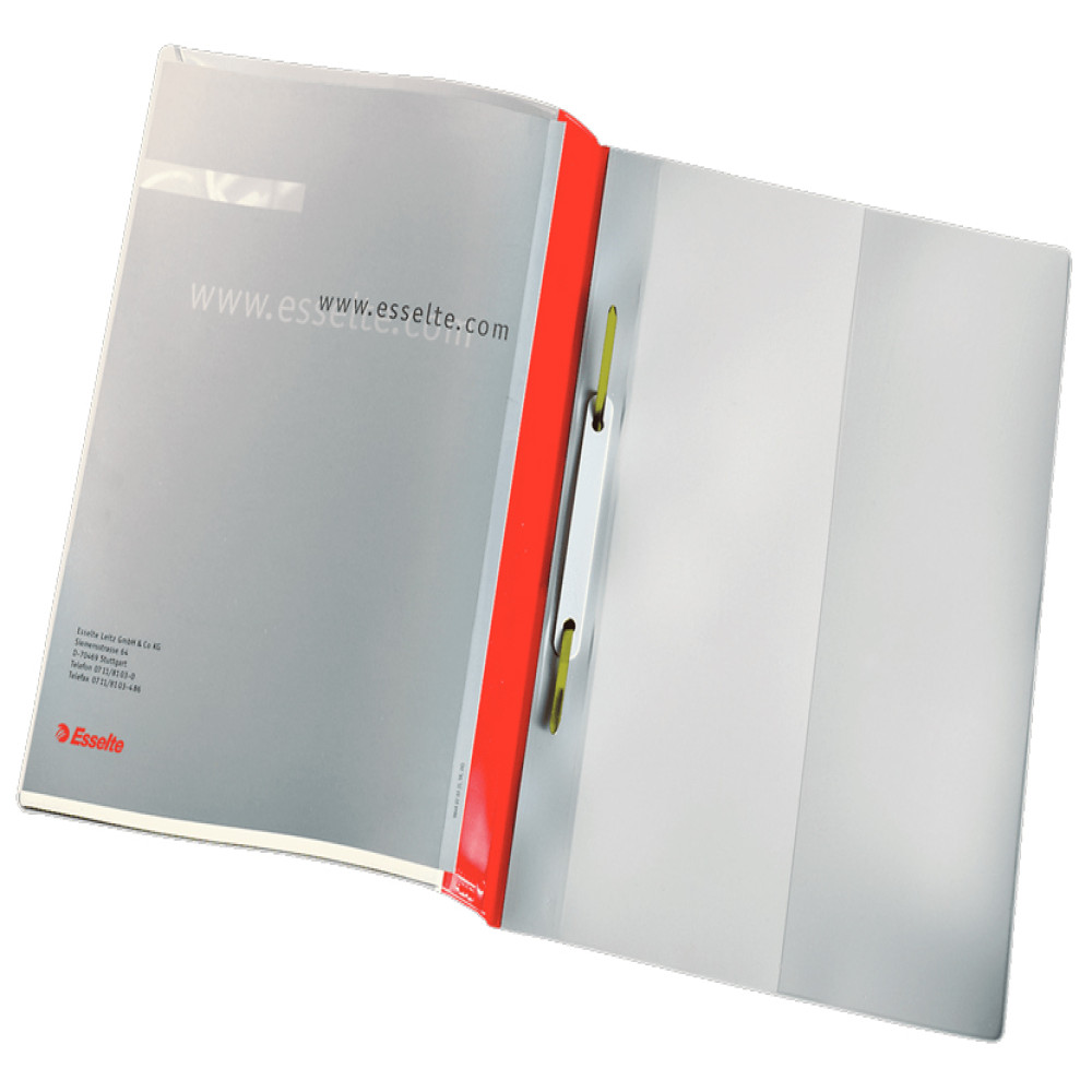 Dosar Plastic Cu Sina Standard Panorama Rosu 25/set Esselte