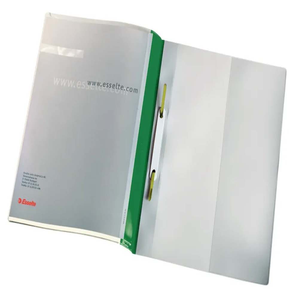 Dosar Plastic Cu Sina Standard Panorama Verde Esselte
