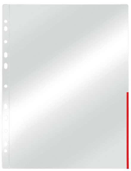 Folie Protectie A4 Margine Rosie 105 Microni (bucata) Esselte