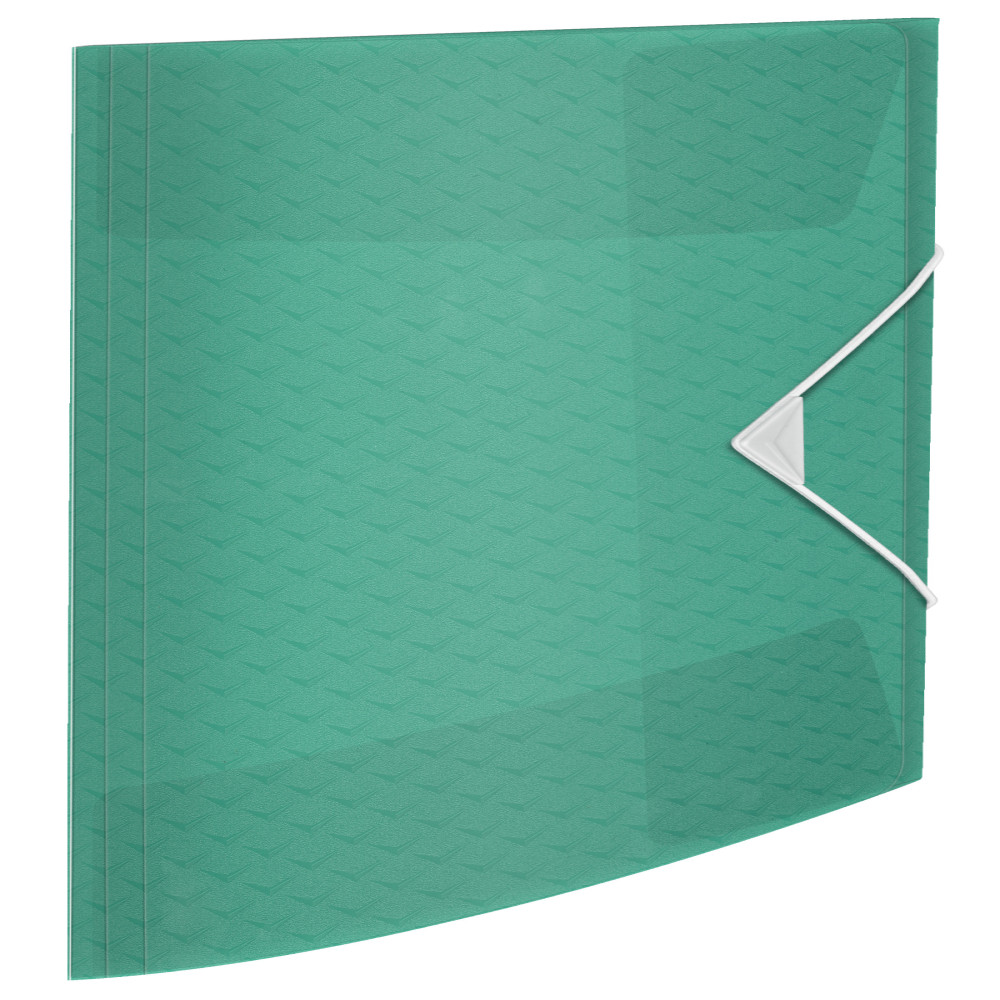Mapa Plastic Cu Elastic Verde 150 Coli Reciclabila Colour'breeze Esselte