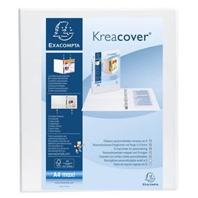 Caiet Mecanic A4+ 4 Inele 60 Mm 2 Buzunare Kreacover Exacompta Caiet Mecanic A4+ 4 Inele 60 Mm 2 Buzunare Kreacover Exacompta