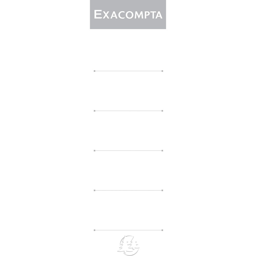 Etichete Biblioraft 7.5 Cm 10/set Exacompta