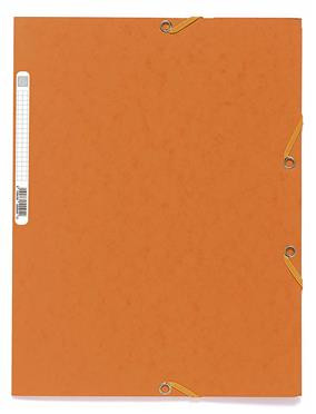 Mapa Carton Cu Elastic 400g Portocalie Exacompta
