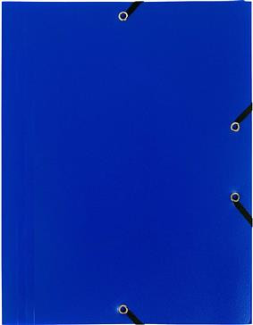 Mapa Plastic Cu Elastic A4 Albastru Exacompta