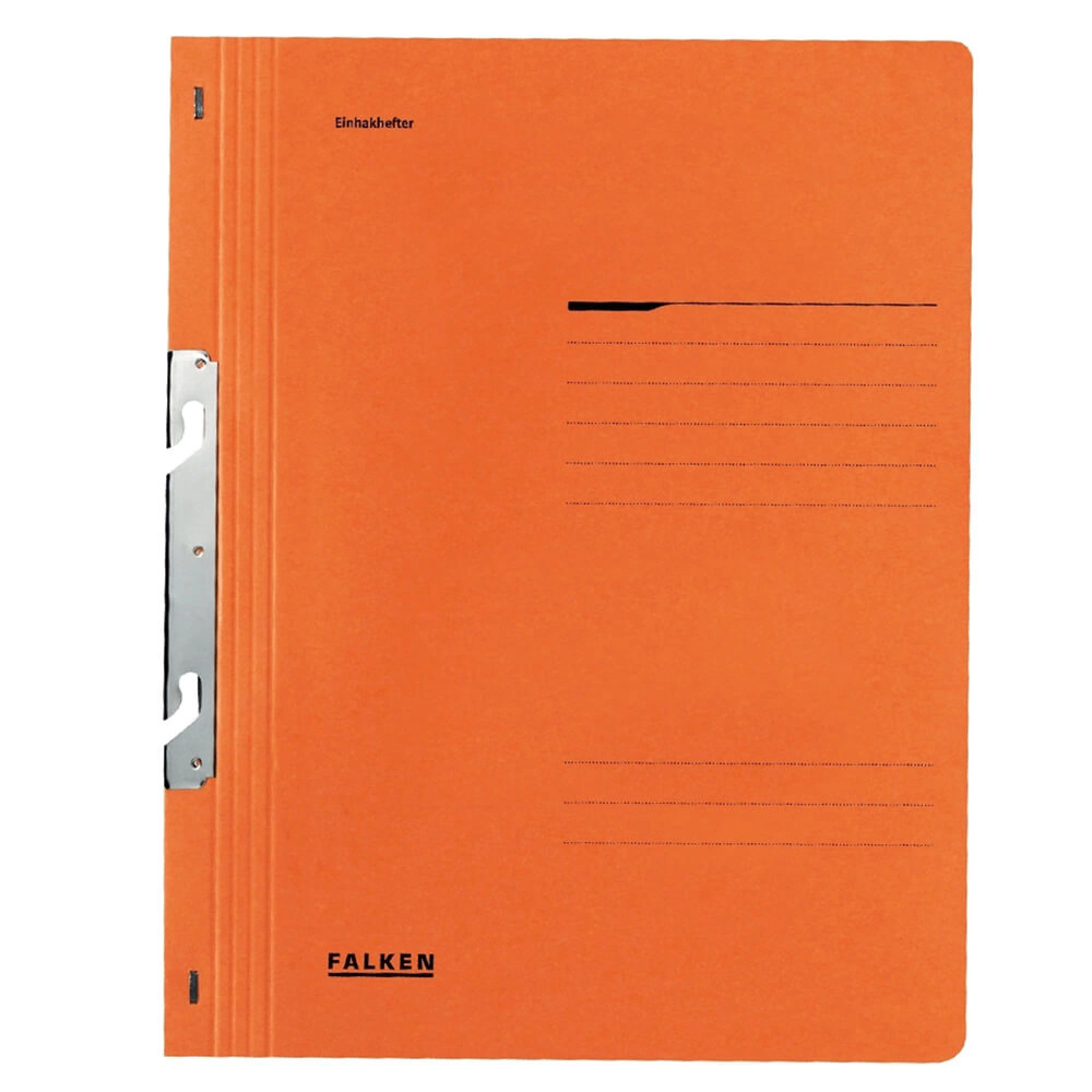 Dosar Carton Incopciat 1/1 Portocaliu Falken/exacompta