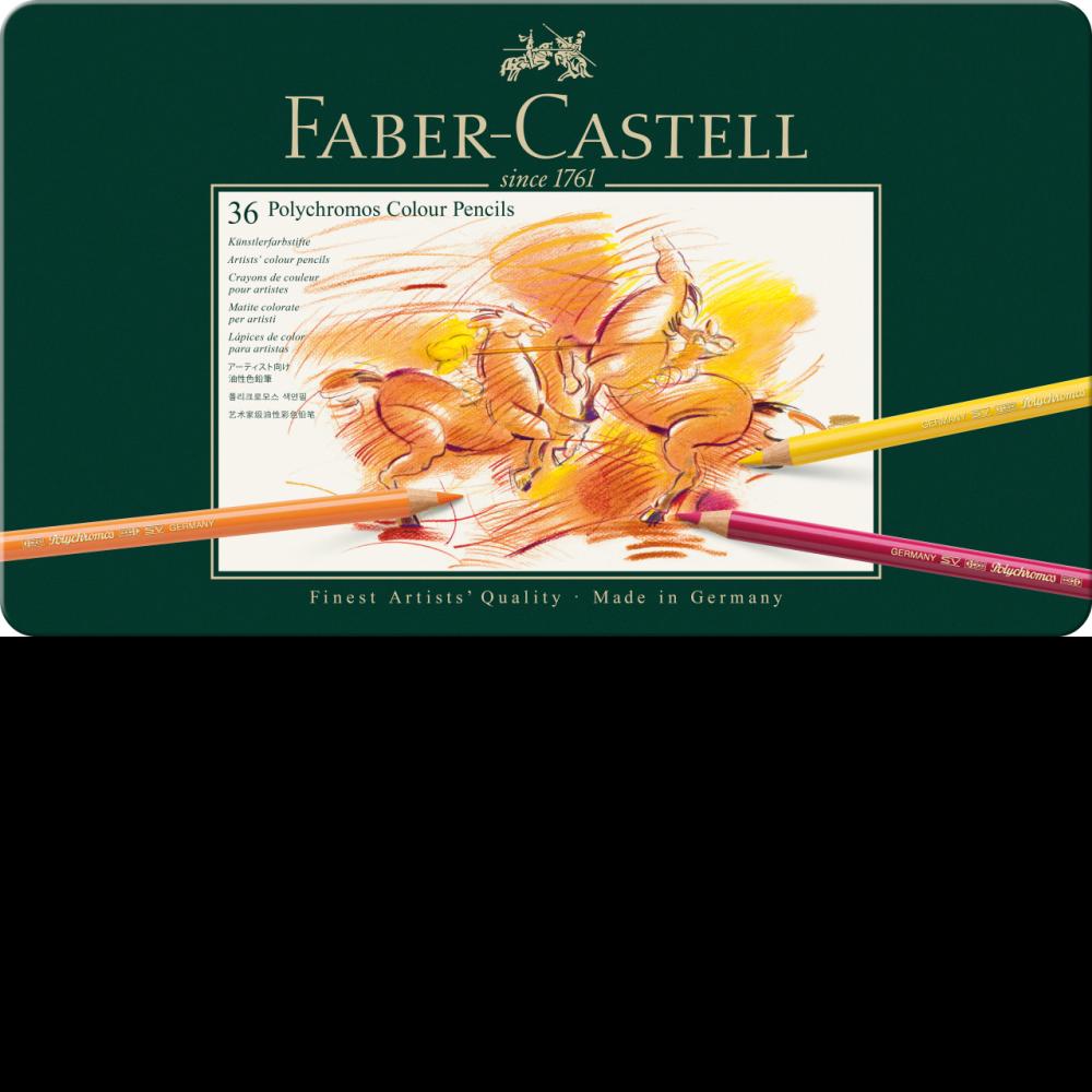 CREIOANE COLORATE 36 CULORI POLYCHROMOS FABER-CASTELL