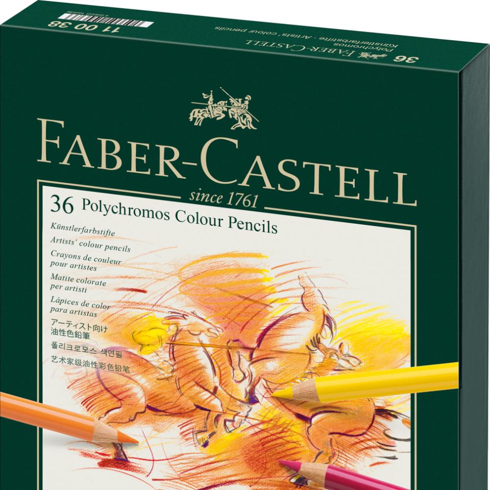 CREIOANE COLORATE 36 CULORI STUDIO POLYCHROMOS FABER-CASTELL