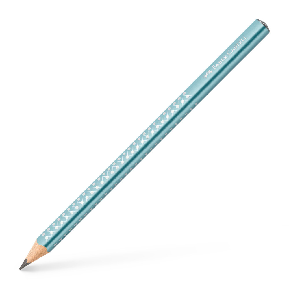 Creion Grafit B Sparkle Jumbo Bleu Ocean 2023 Faber-castell