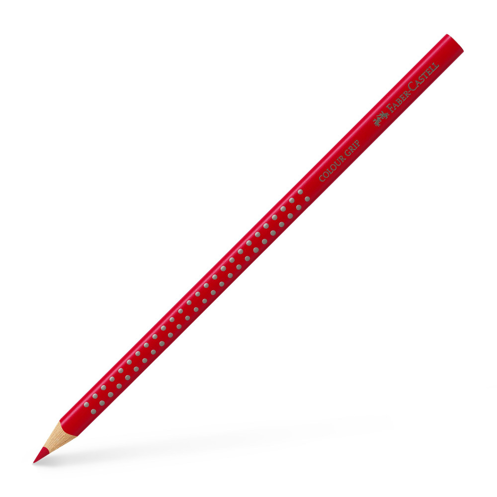 Creion Colorat Grip Rosu Intens Faber-castell