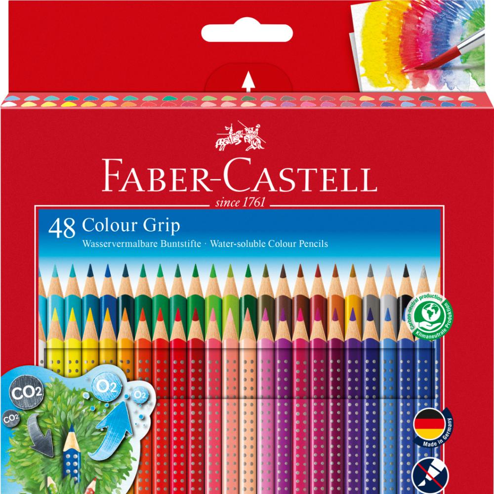 CREIOANE COLORATE 48 CULORI GRIP FABER-CASTELL