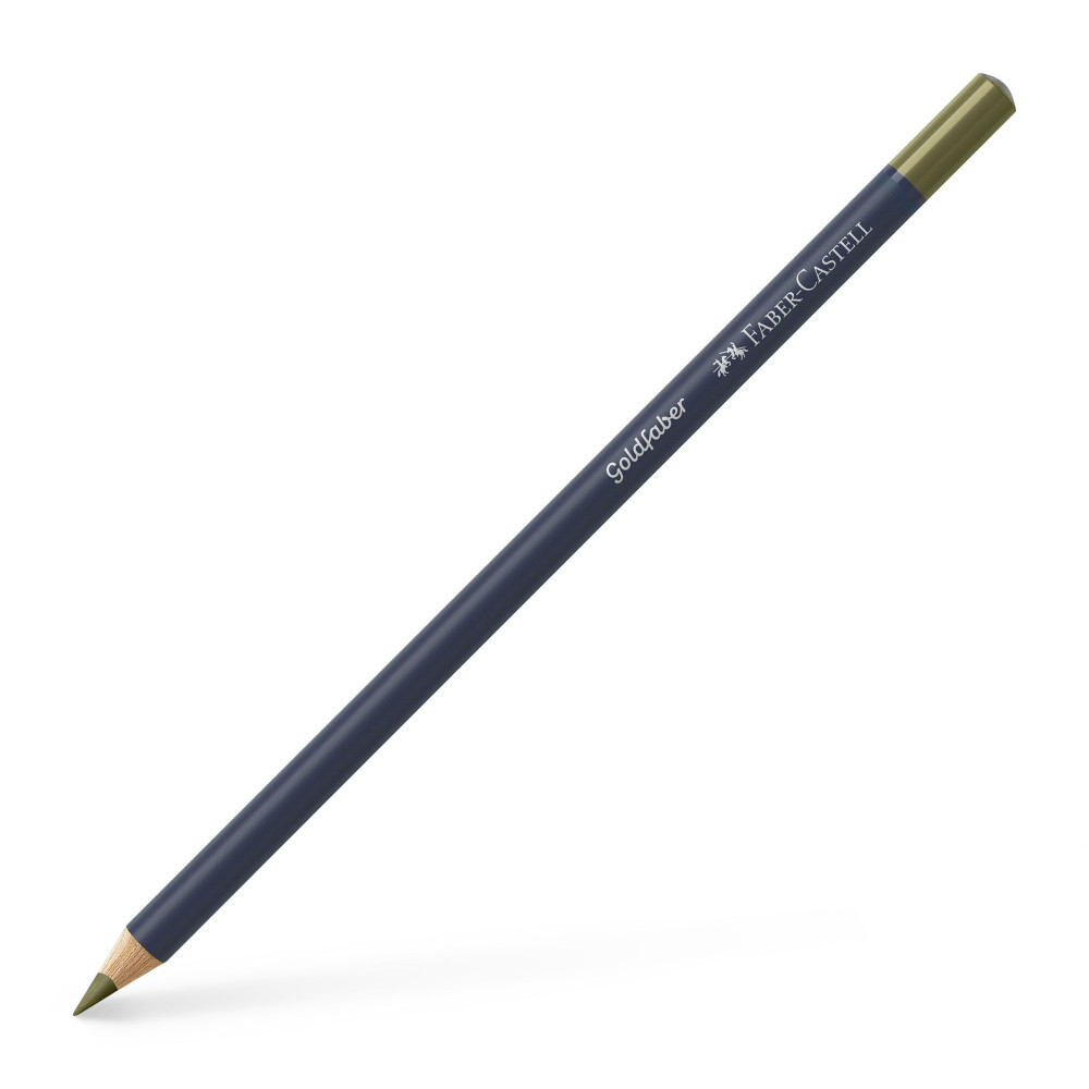 Creion Colorat Verde Oliv Galbui 173 Goldfaber Faber-castell