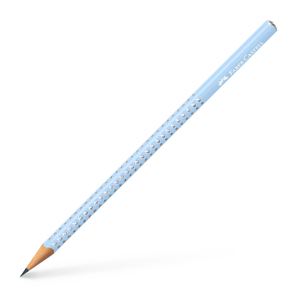 Creion Grafit B Sparkle Bleu Sky 2024 Faber-castell