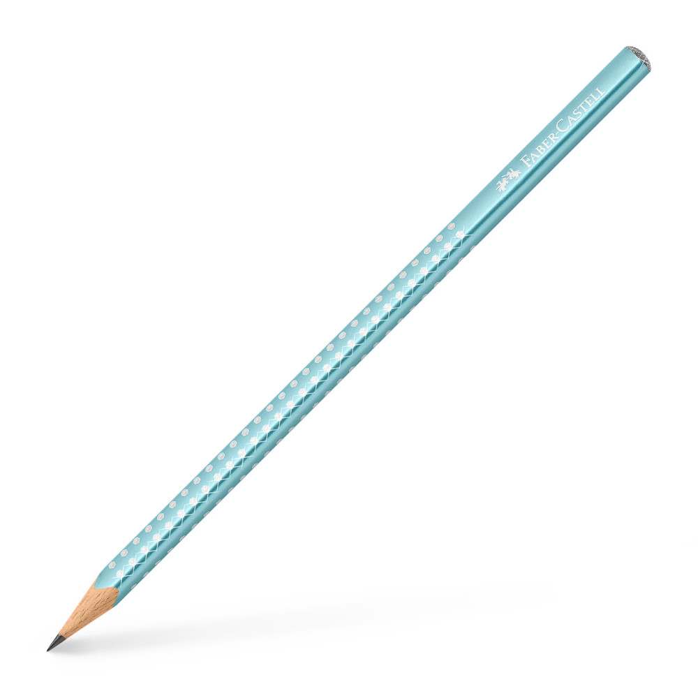 Creion Grafit B Sparkle Bleu Ocean Metalizat 2023 Faber-castell