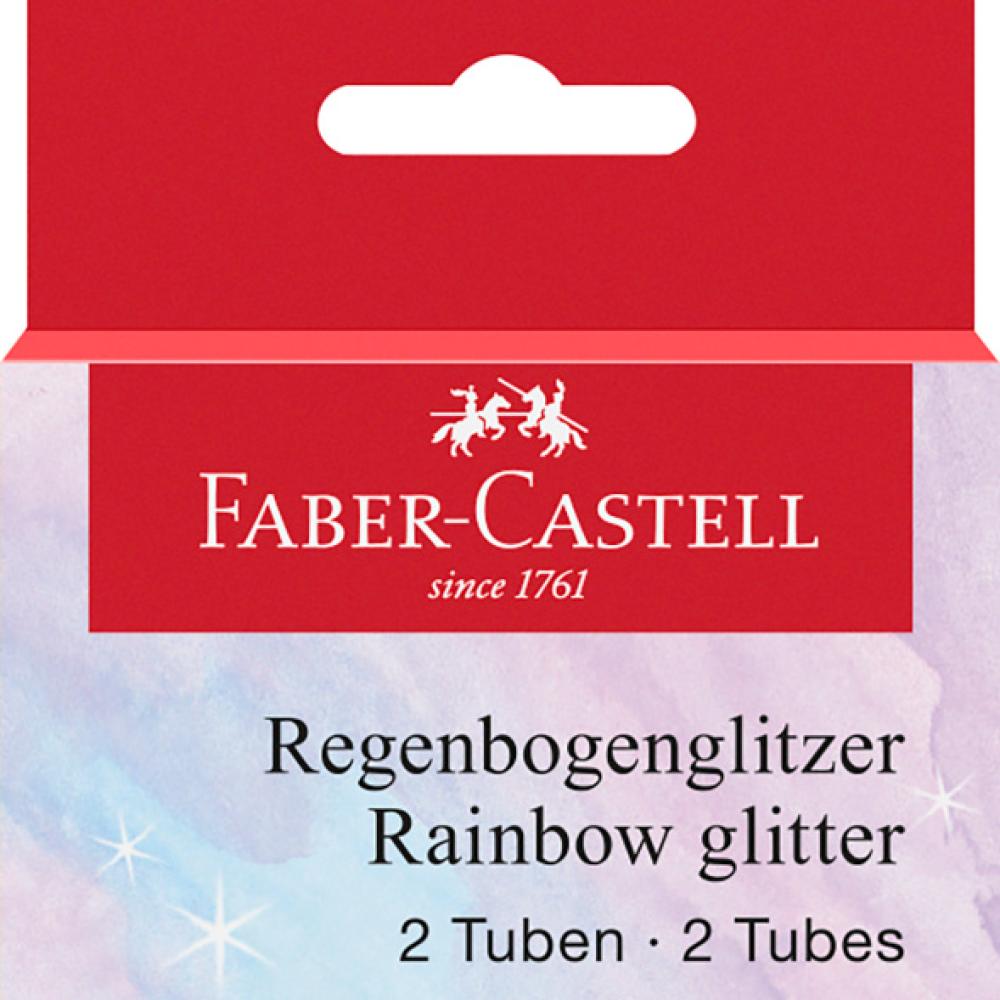 GLITTER RAINBOW SET 2X12 ML FABER-CASTELL