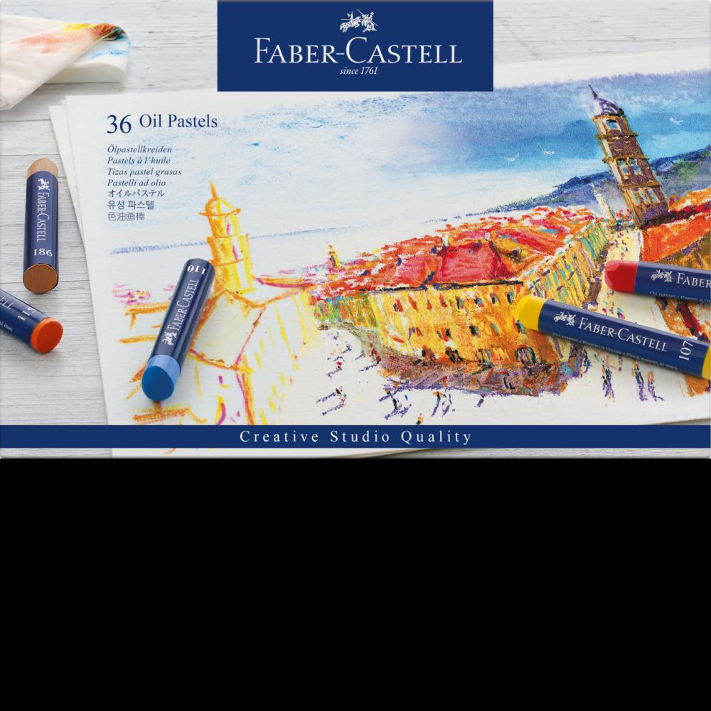CREIOANE ULEI PASTEL 36 CULORI FABER-CASTELL