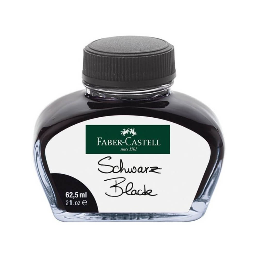 Calimara cu Cerneala Faber-Castell, Neagra, 62,5 ml, Cerneala Stilou, Cerneala pentru Stilou, Cerneala Calimara Stilou, Cerneala de Stilou, Cerneala pentru Stilou, Cerneala Stilou Faber-Castell, Cerneala Stilouri Faber-Castell