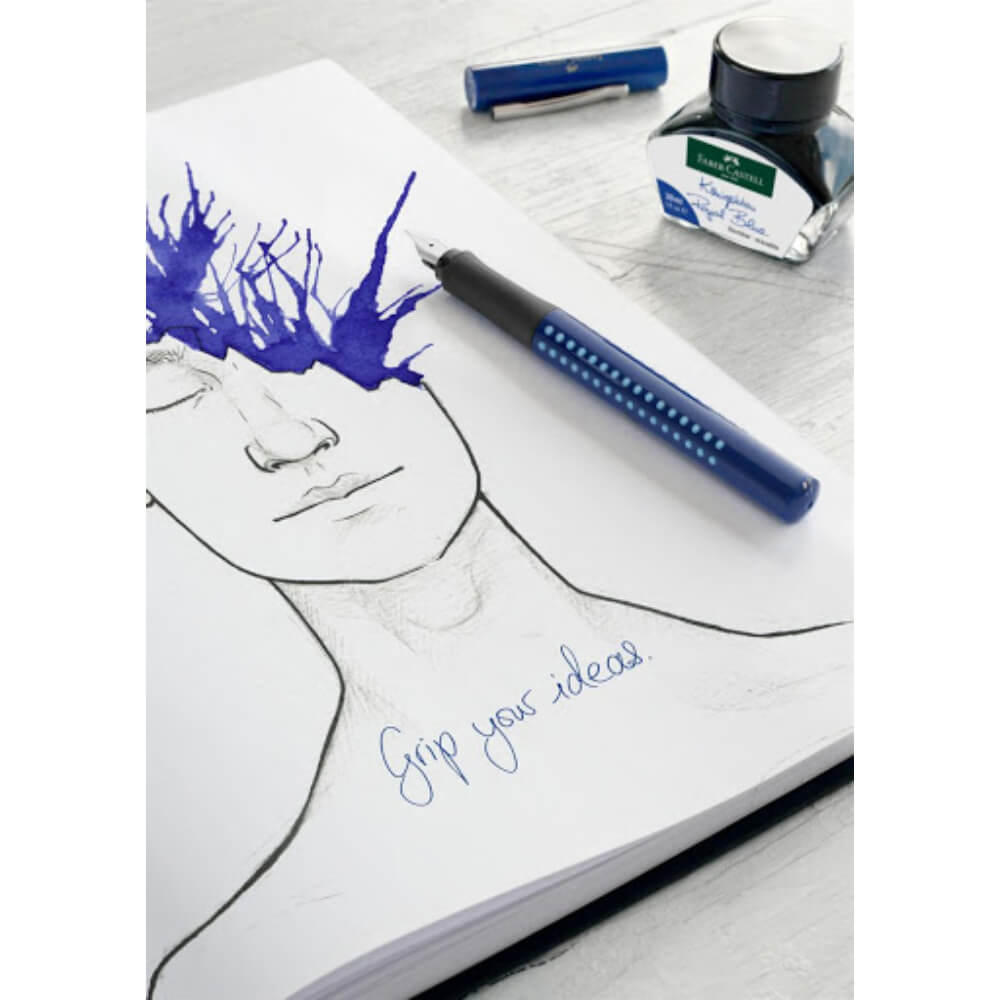Calimara cu Cerneala Faber-Castell, Albastra, 62,5 ml, Cerneala Stilou, Cerneala pentru Stilou, Cerneala Calimara Stilou, Cerneala de Stilou, Cerneala pentru Stilou, Cerneala Stilou Faber-Castell, Cerneala Stilouri Faber-Castell