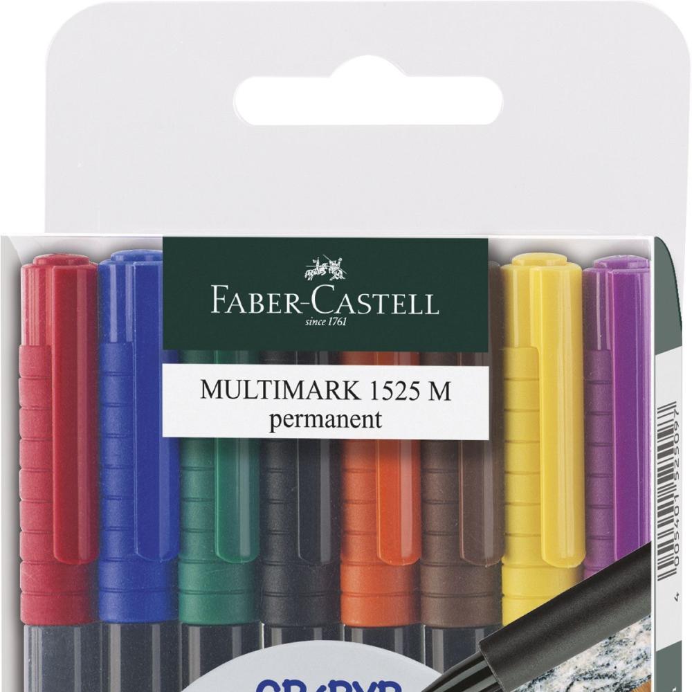 MARKER PERMANENT SET 8 M MULTIMARK FABER-CASTELL MARKER PERMANENT SET 8 M MULTIMARK FABER-CASTELL
