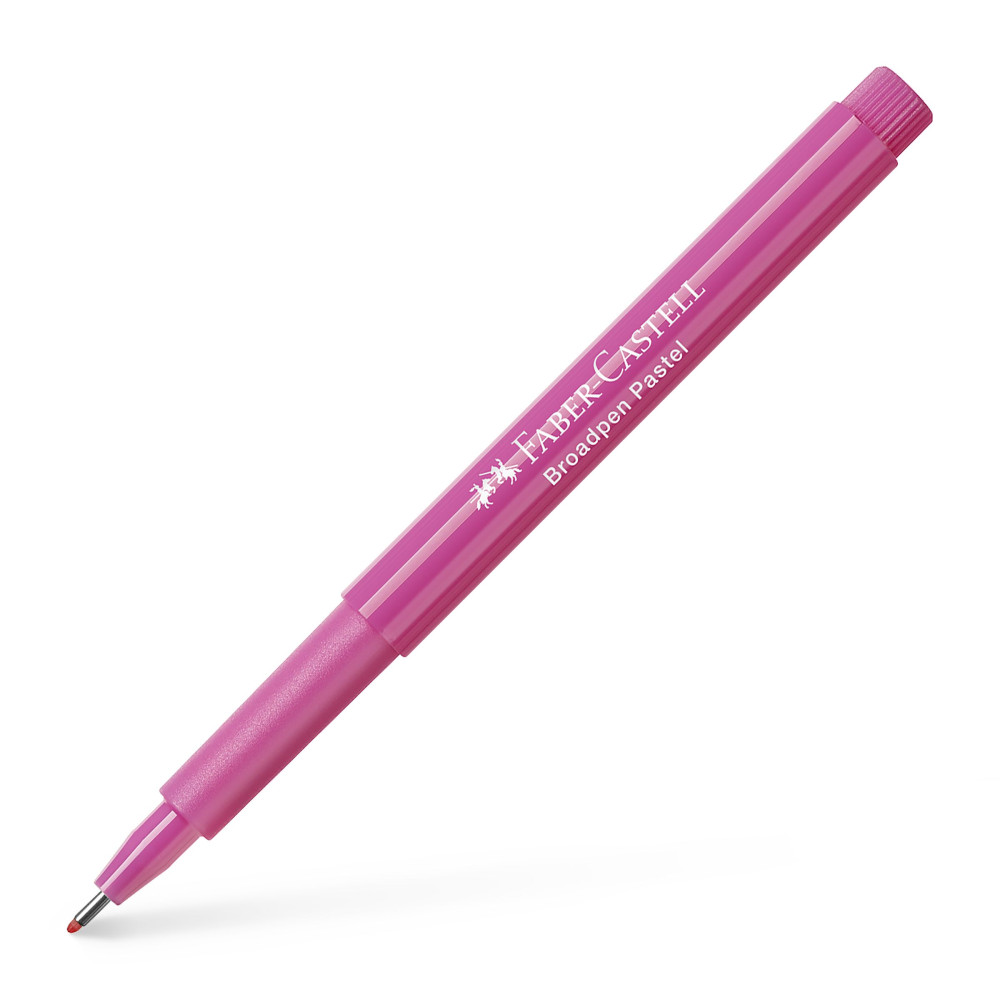 Liner 0.8mm Purpuriu Pastel Broadpen 1544 Faber-castell