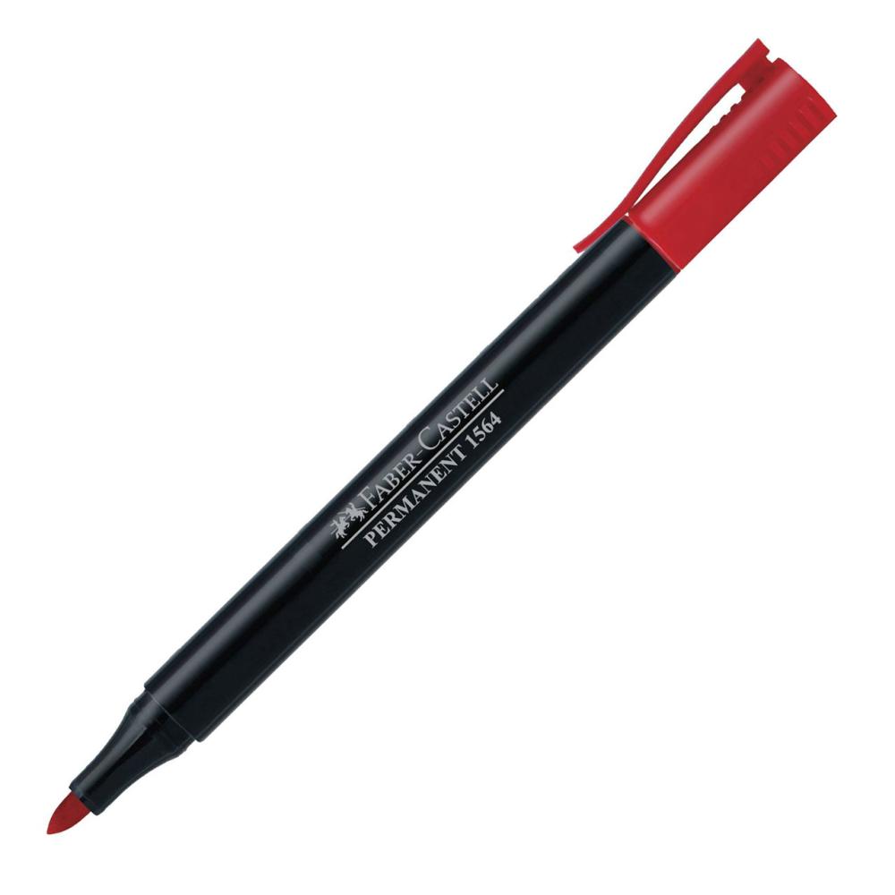 MARKER PERMANENT ROSU SLIM 1564 FABER-CASTELL MARKER PERMANENT ROSU SLIM 1564 FABER-CASTELL
