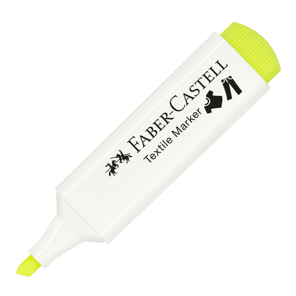 Marker Textil Galben Neon Faber-castell