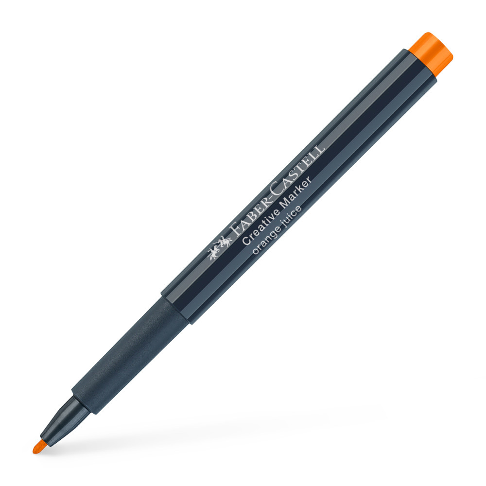 Marker Creativ Portocaliu Faber-castell
