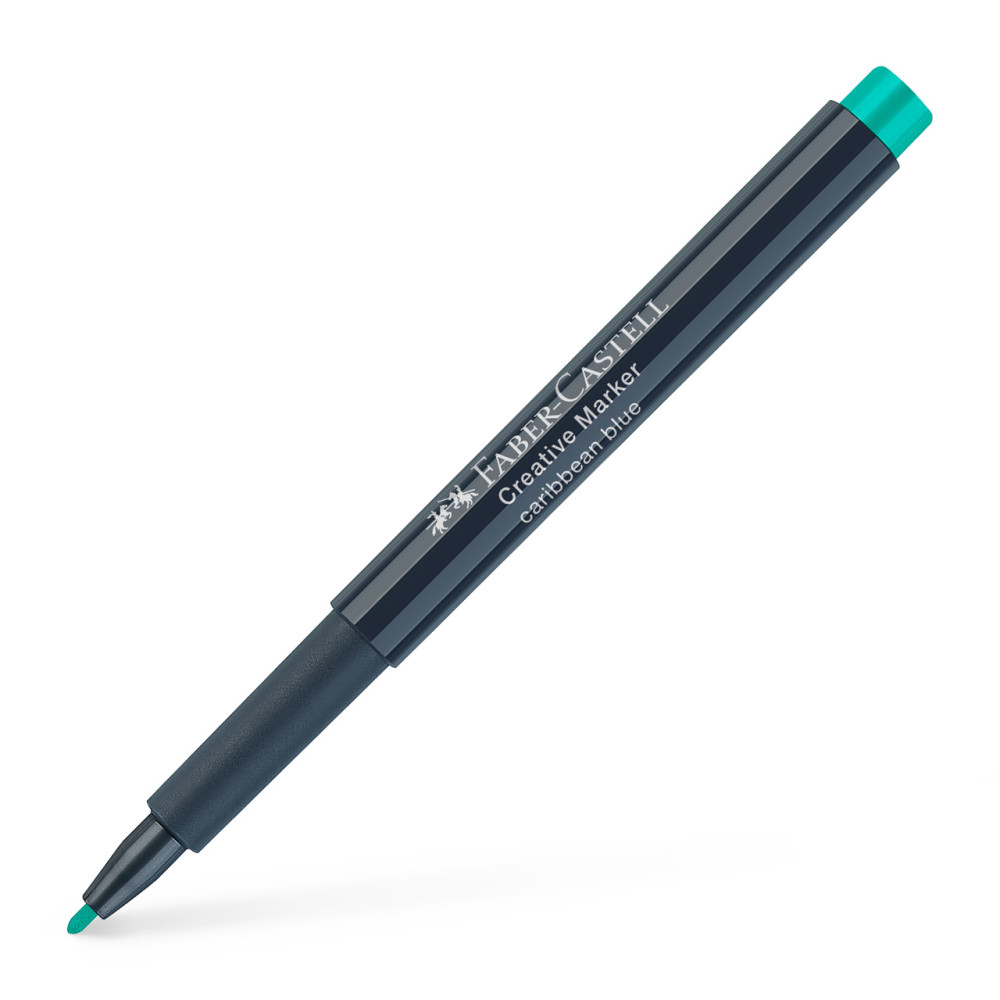 Marker Creativ Turcoaz Caraibe Faber-castell