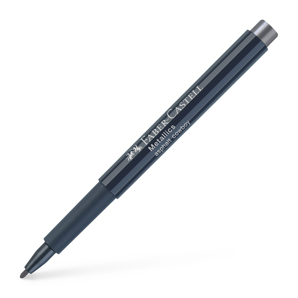 Marker Metallics Gri Asfalt Faber-castell