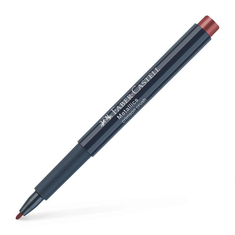Marker Metallics Rosu Purpuriu Faber-castell