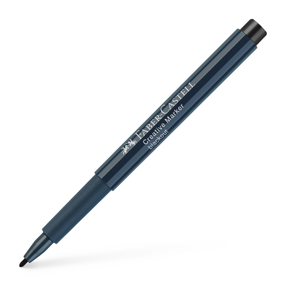 Marker Creativ Negru Faber-castell