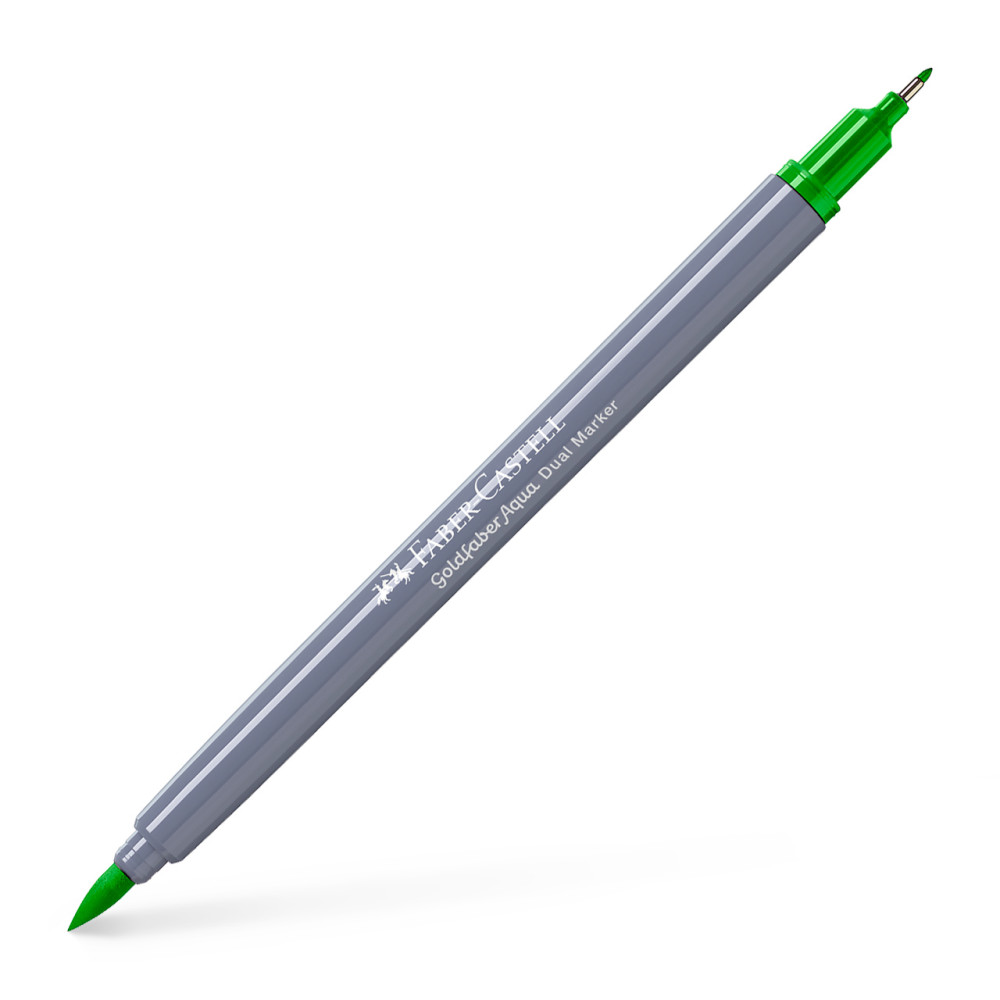 Marker Solubil 2 Capete Goldfaber Verde Frunza 112 Faber-castell