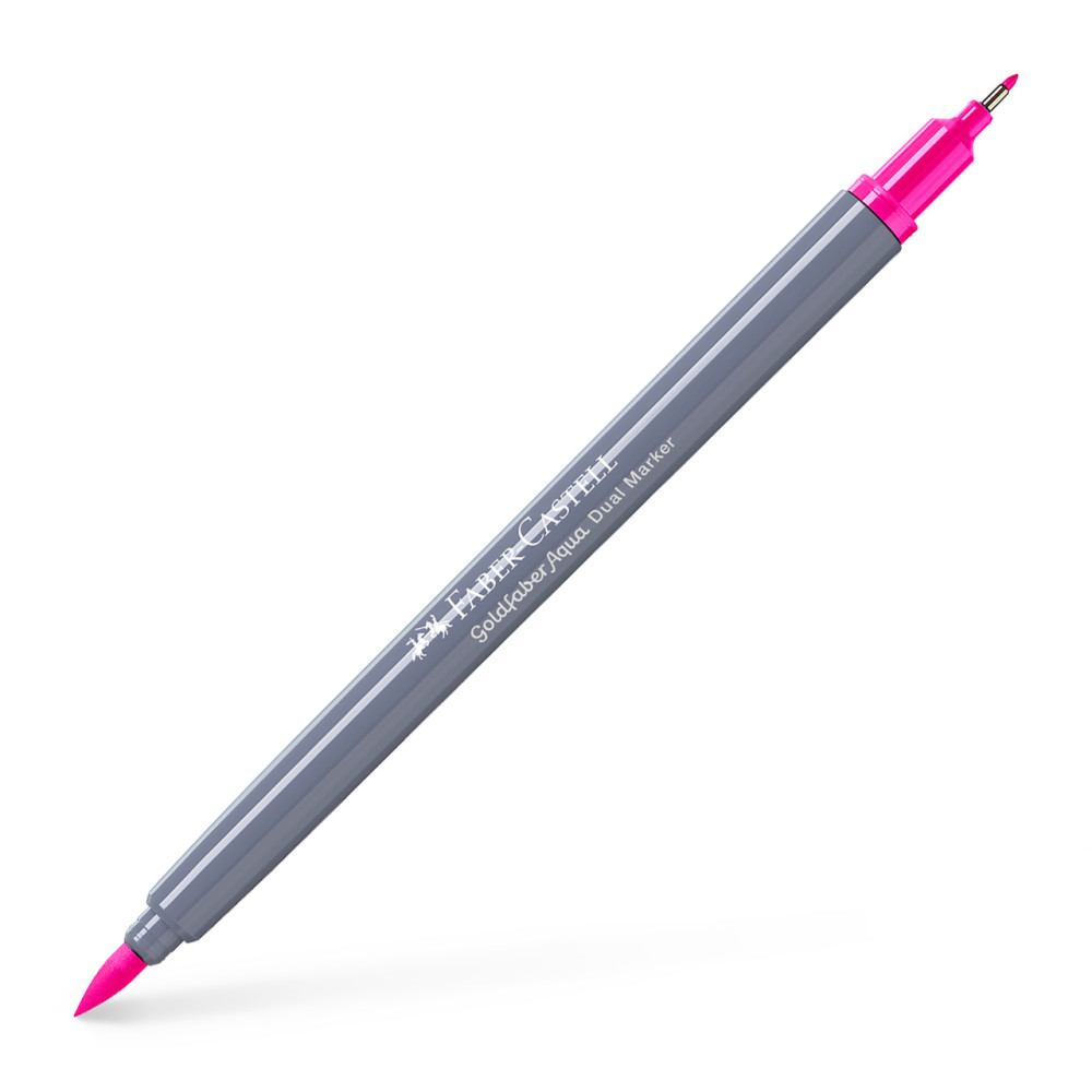 Marker Solubil 2 Capete Goldfaber Roz Purpuriu Deschis 128 Faber-castell