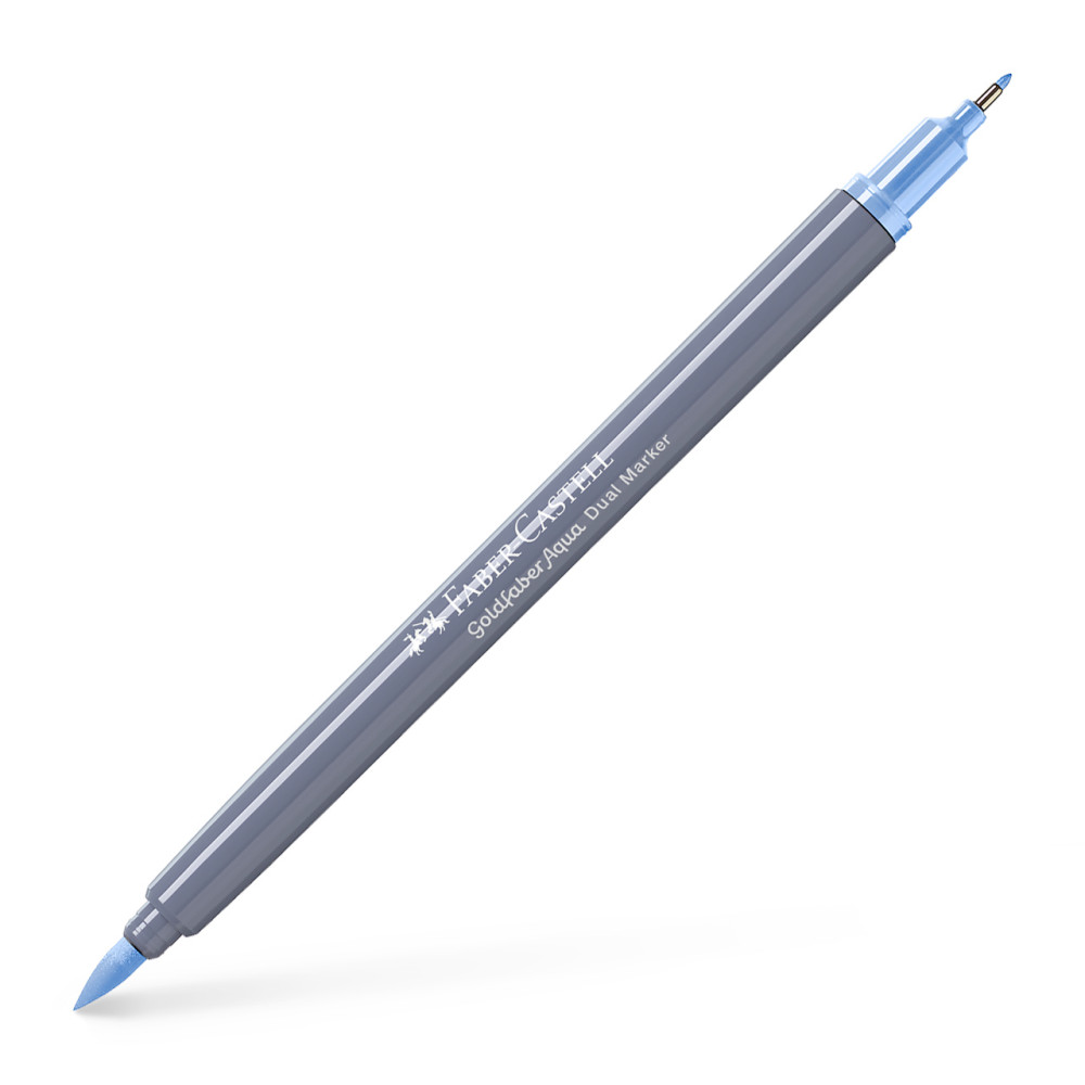 Marker Solubil 2 Capete Goldfaber Bleu Cer Pastel 446 Faber-castell