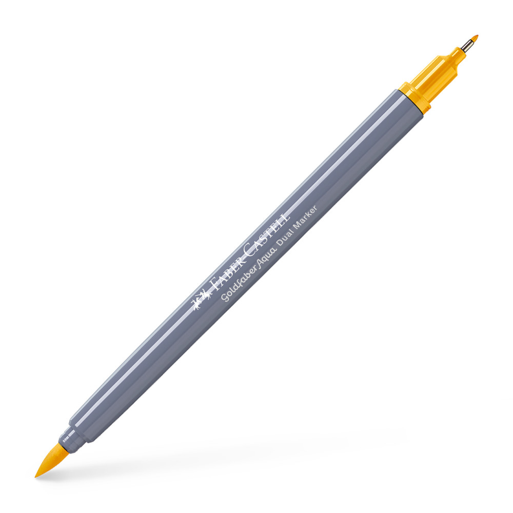 Marker Solubil 2 Capete Goldfaber Galben Napoli 185 Faber-castell