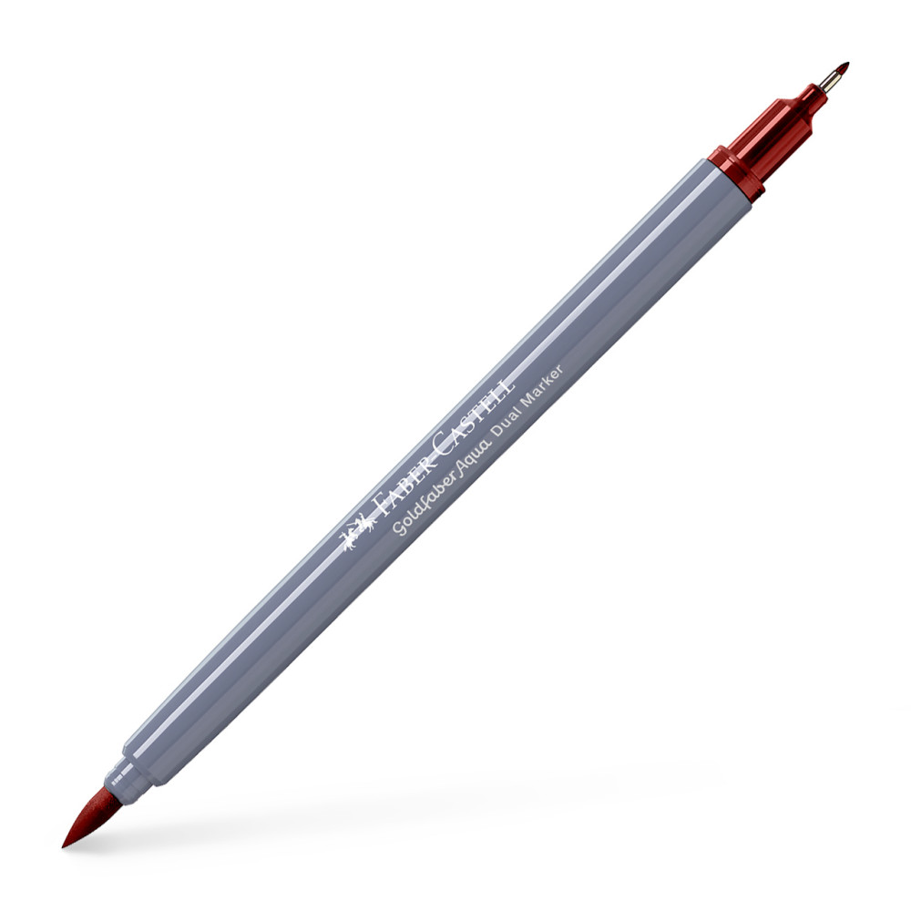 Marker Solubil 2 Capete Goldfaber Rosu Venetian 190 Faber-castell