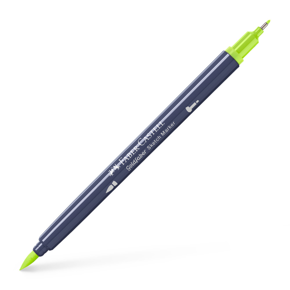 Sketch Marker 2 Capete Galben Lime 207 Goldfaber Faber-castell