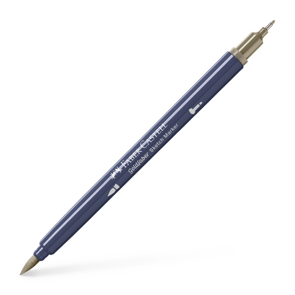 Sketch Marker 2 Capete Gri Cald V 274 Goldfaber Faber-castell