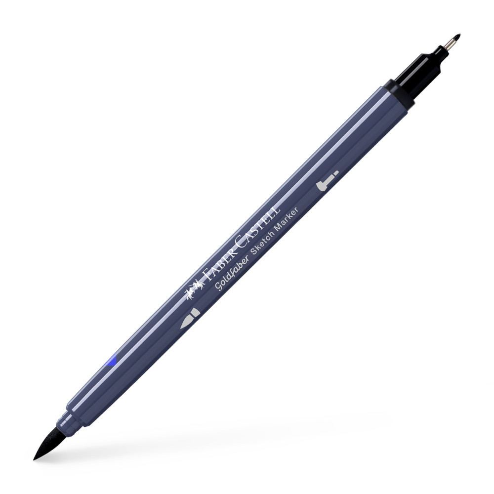 Sketch Marker 2 Capete Negru 199 Goldfaber Faber-castell
