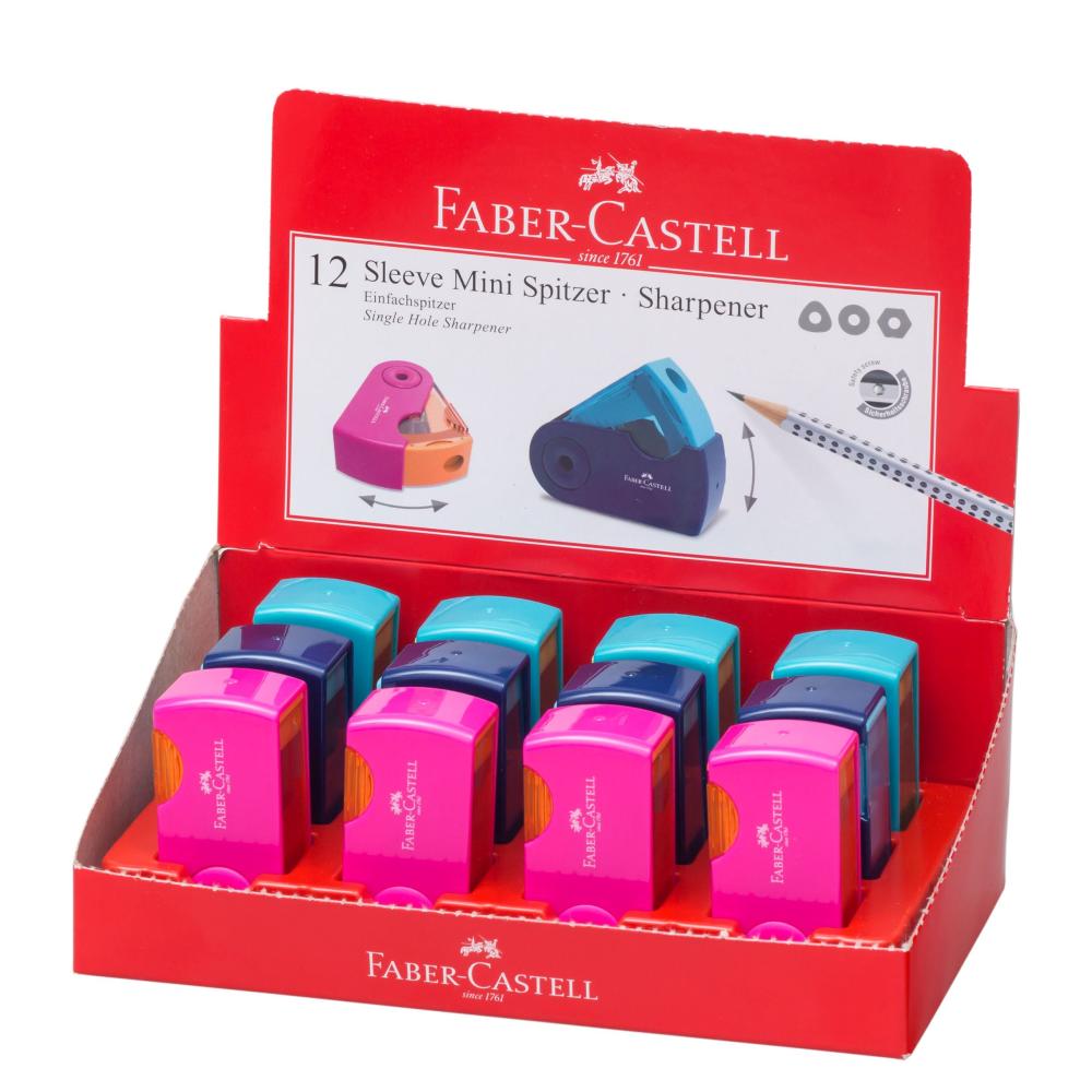 ASCUTITOARE PLASTIC SIMPLA SLEEVE-MINI TREND 2019 FABER-CASTELL