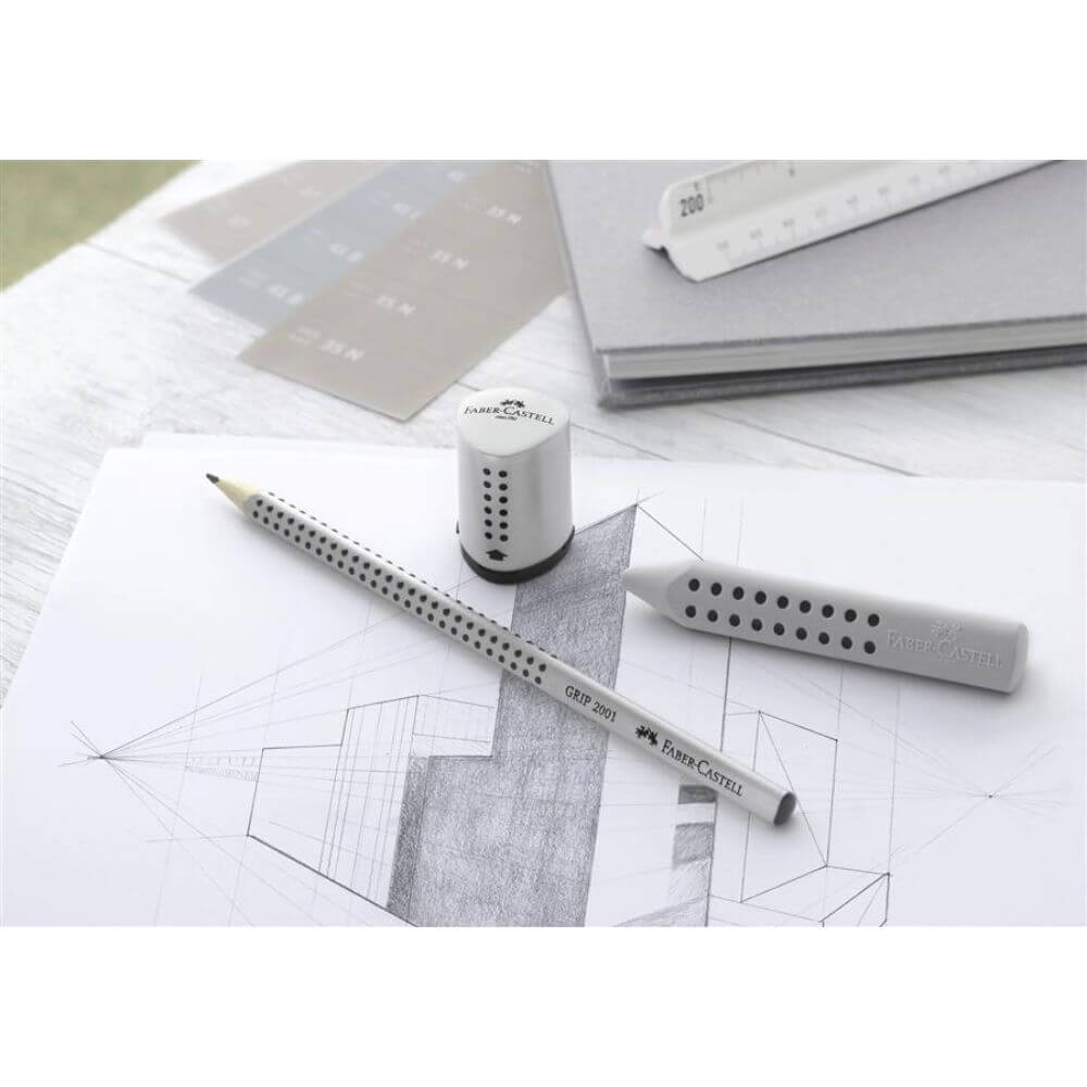 Radiera Tip Creion Faber-Castell Grip 2001, Cauciuc Sintetic, Radiere Creioane Grafit, Radiere, Radiere Faber Castell, Guma de Sters, Gume de Sters, Radiera Creion, Radiere Creion, Radiera Cauciuc, Radiera Scoala, Radiere si Gume de Sters