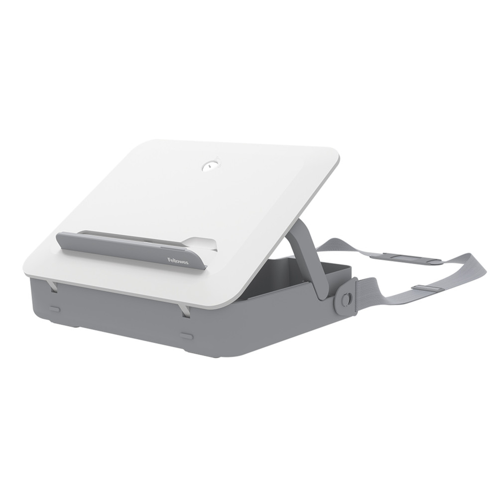 Geanta Laptop Cu Suport Ergonomic Inclus Alba Breyta