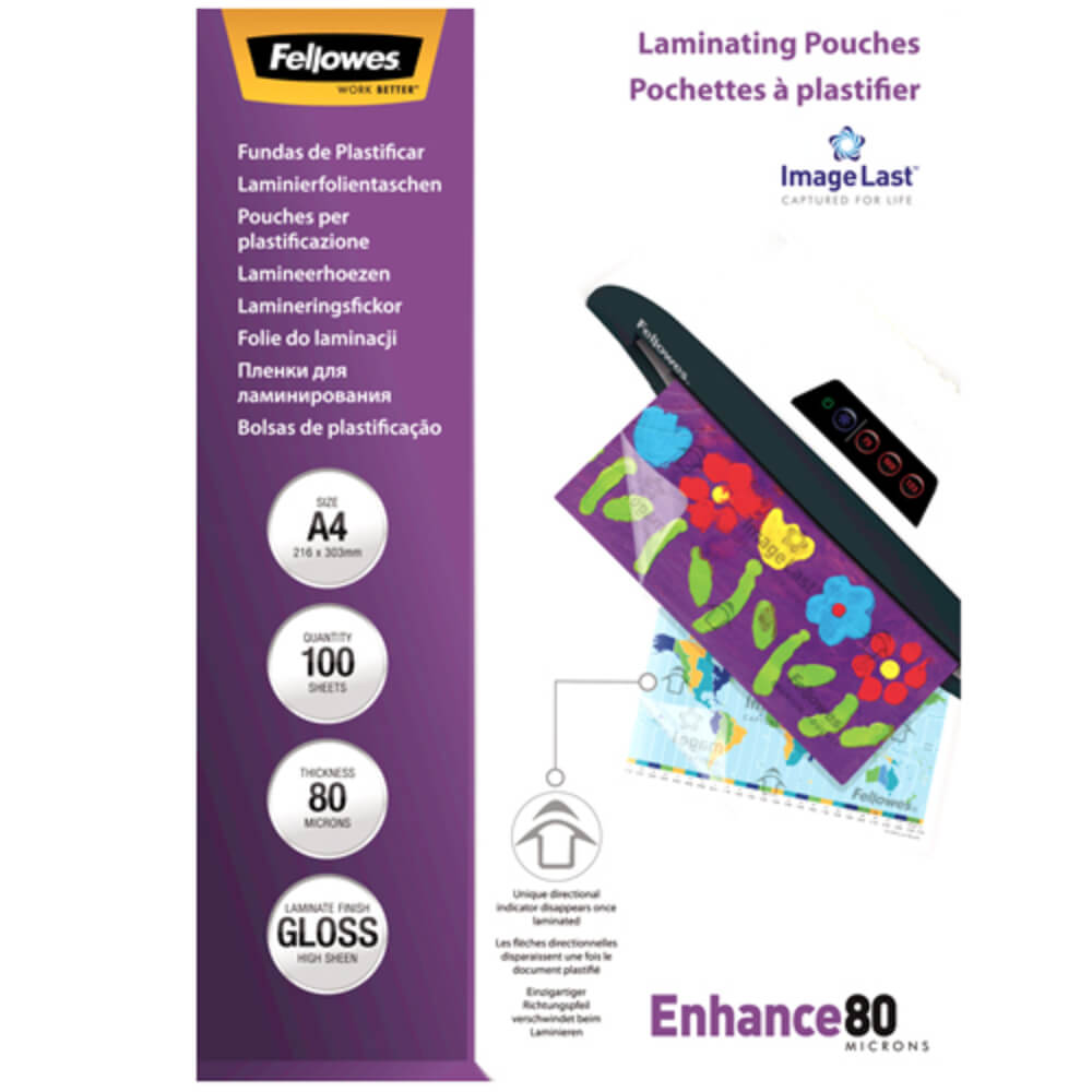 Folie A4 pentru Laminare Fellowes, 80 Microni, 100 Folii/Top, Folie Laminare, Folii pentru Laminare, Set Folii Laminare, Top Folii Laminare, Folie pentru Laminat, Folii pentru Laminat, Folie de Laminare, Folii de Laminare